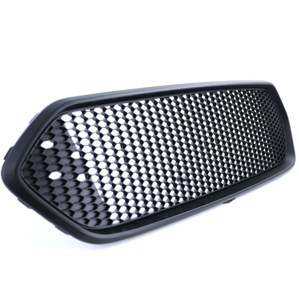 Upgrade Sportgrill / Kühlergrill für Ford Transit / Tourneo Custom 18-23 schwarz in Wabendesign
